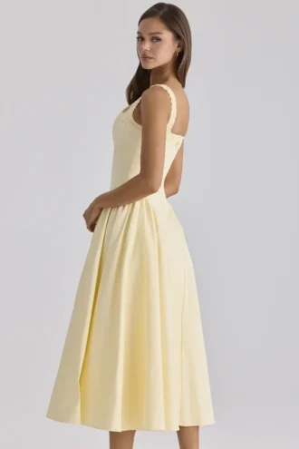 Abito estivo midi in cotone Dorothy Lemon