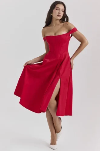 Abito Estivo midi Saira Scarlet