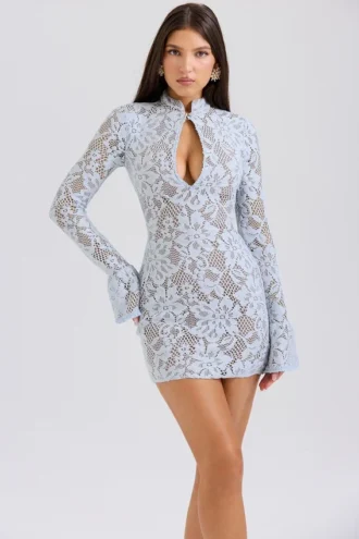 Abito in pizzo con scollo a goccia “Brianna Bluebell”