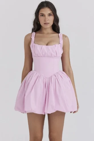 Abito in tulle di cotone Le Puff Cotton Candy