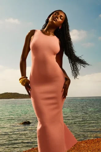 Abito lungo in maglia Noli Sorbet