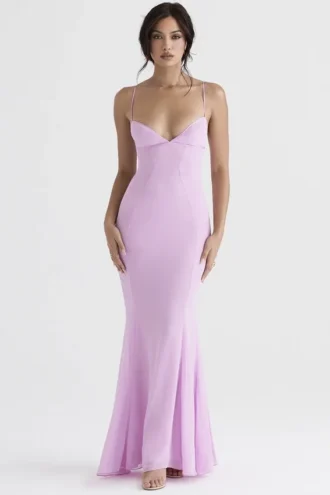 Abito lungo rosa Loren