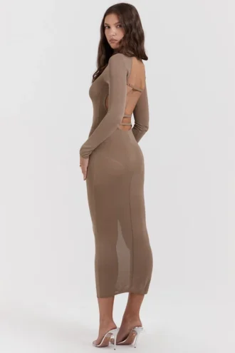 Abito midi in maglia Roberta Tan