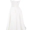 Abito midi in tulle bianco Mademoiselle