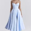 Abito midi in tulle blu Mademoiselle Cinderella