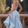 Abito midi in tulle blu Mademoiselle Cinderella