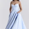 Abito midi in tulle blu Mademoiselle Cinderella