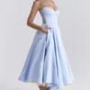 Abito midi in tulle blu Mademoiselle Cinderella