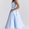 Abito midi in tulle blu Mademoiselle Cinderella