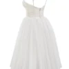 Abito midi in tulle French Dove “Countess”