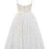 Abito midi in tulle French Dove “Countess”