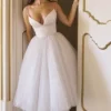 Abito midi in tulle French Dove “Countess”