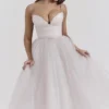 Abito midi in tulle French Dove “Countess”