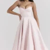 Abito midi rosa ballerina Mademoiselle