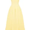 Abito midi senza spalline in tulle Lady Sunshine