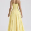 Abito midi senza spalline in tulle Lady Sunshine