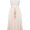 Abito midi vintage color crema “Shayla”