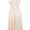 Abito midi vintage color crema “Shayla”