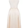 Abito midi vintage color crema “Shayla”