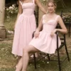 Abito mini a corsetto Brigitte Strawberry Shortcake Gingham