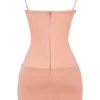 Abito mini a corsetto Juno Sorbet