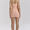 Abito mini a corsetto Juno Sorbet