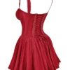 Abito mini a corsetto Pietra Cherry
