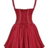 Abito mini a corsetto Pietra Cherry