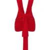 Abito mini arricciato Aliza Cherry