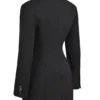 Abito mini Blazer nero Amia