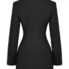 Abito mini Blazer nero Amia