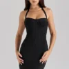 Abito mini nero a fascia The Sculpt