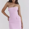Abito mini senza spalline Naia Cotton Candy