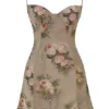 Abito mini vintage a fiori Christiana