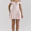 Abito rosa con spalle scoperte Elida Ballerina