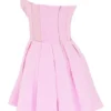 Abito senza spalline in twill Mar Cotton Candy