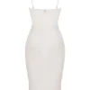 Abito sottoveste a corsetto Myrna color avorio