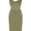 Abito sottoveste a corsetto Myrna Olive