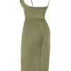 Abito sottoveste a corsetto Myrna Olive