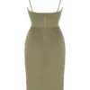 Abito sottoveste a corsetto Myrna Olive