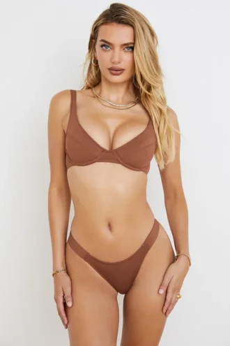 Bikini con ferretto Mariposa Chocolate