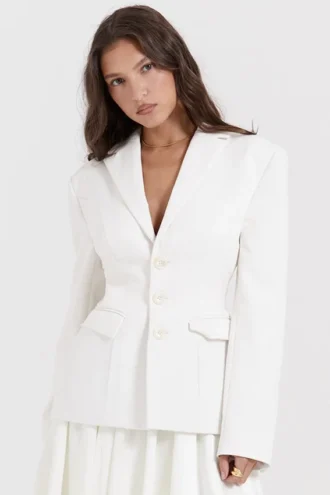 Blazer sartoriale Sariah Ivory Contour