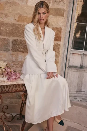 Blazer sartoriale Sariah Ivory Contour