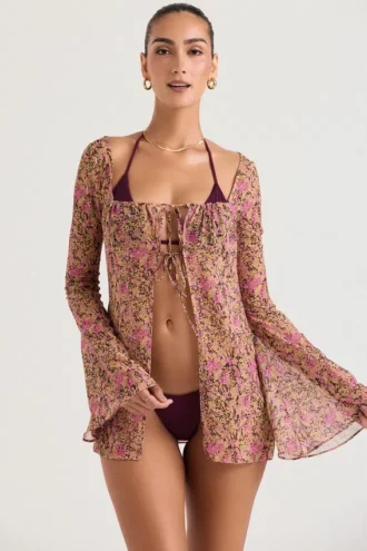 Copricostume Provence Olive Floral