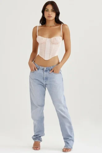 Corsetto arricciato Rochelle Peony